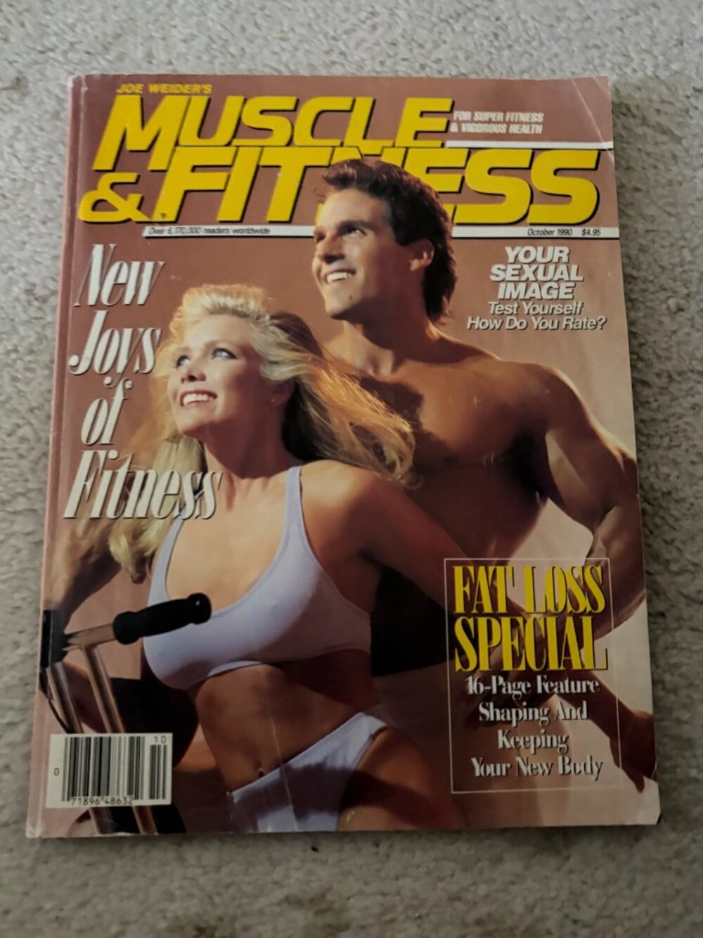 Vintage Muscle & Fitness Magazine October 1990 - Joe Weider